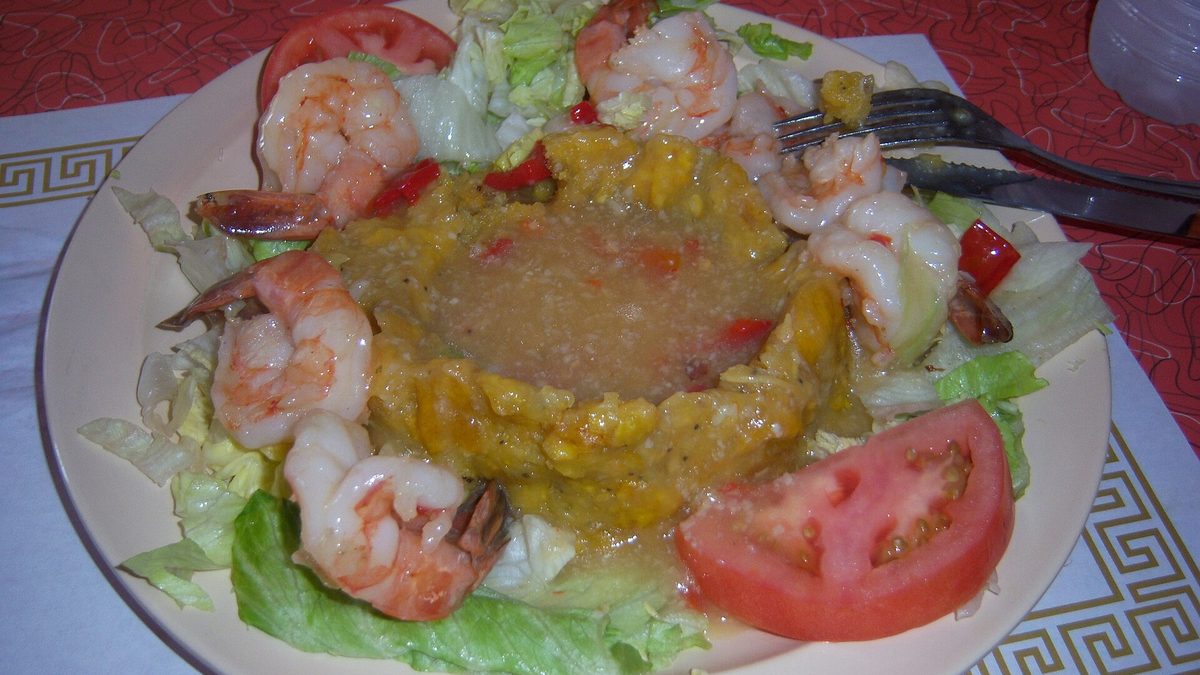 Mofongo, representative of the cuisine